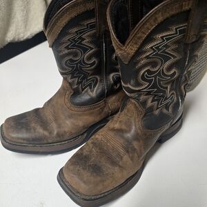 Durango Kids Brown and Black Boots